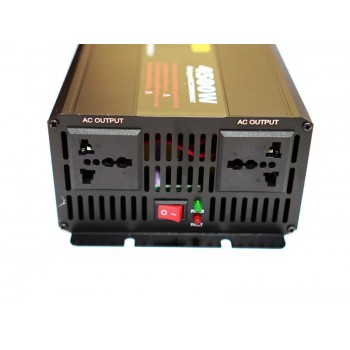 Инвертор (преобразователь) 12V-220V 4500W (чистый синус)